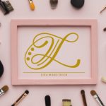 Hand Lettered Effect Monogram Font Poster 2