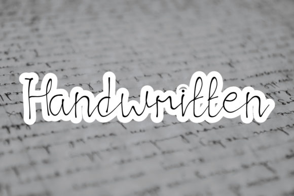 Handwritten Font