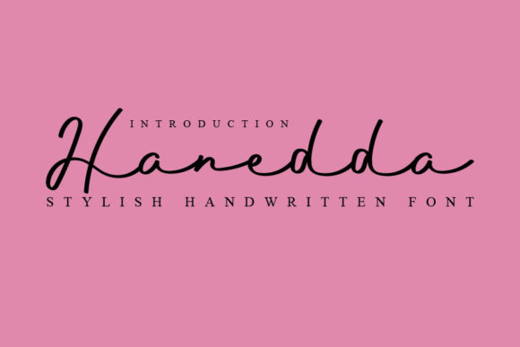 Hanedda Font Poster 1