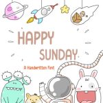 Happy Sunday Font Poster 1