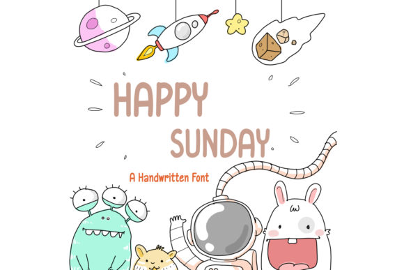 Happy Sunday Font Poster 1