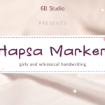 Hapsa Marker Font Poster 1