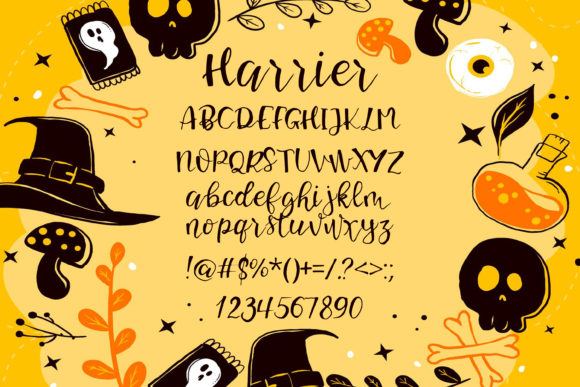 Harrier Font Poster 2