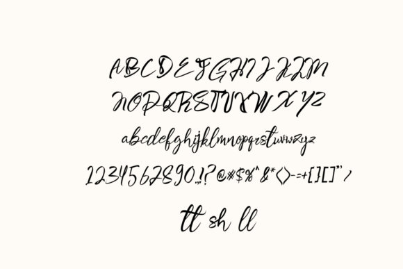 Hati Font Poster 4