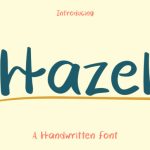 Hazel Font Poster 1