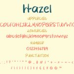 Hazel Font Poster 3