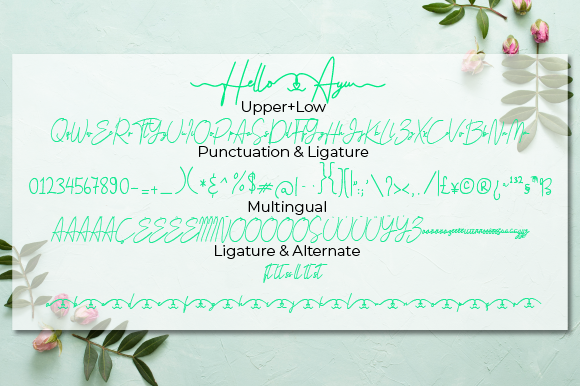 Hello Ayu Font Poster 7