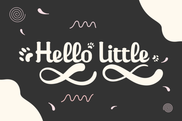 Hello Little Tiger Font Poster 3