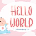 Hello World Font Poster 1