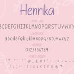 Henrika Font Poster 3