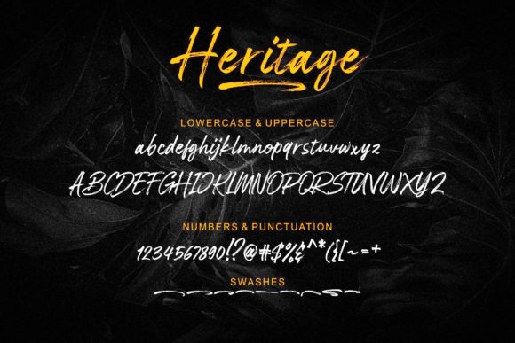 Heritage Font Poster 9