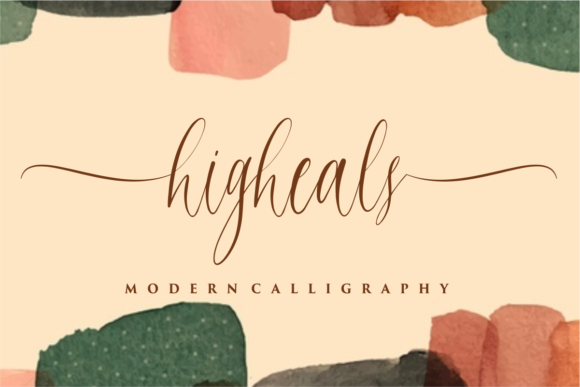 Higheals Font Poster 1