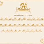 Higlandmonogram Font Poster 5