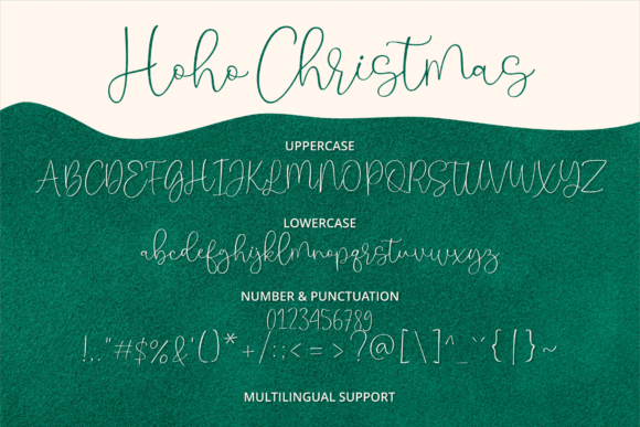 Hoho Christmas Font Poster 5