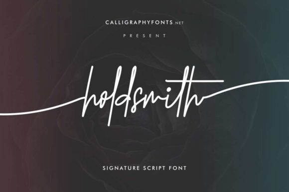 Holdsmith Font Poster 2