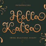 Holla Kalsa Font Poster 1