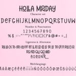 Holla Monday Font Poster 5