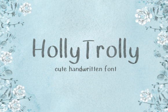 Holly Trolly Font Poster 1