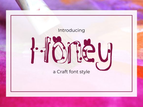 Honey Font Poster 2