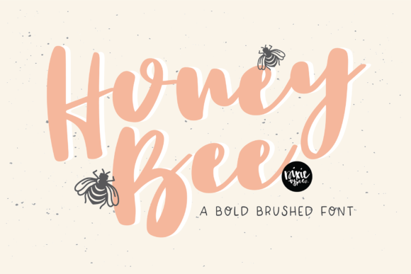 Honey Bee Font Poster 1