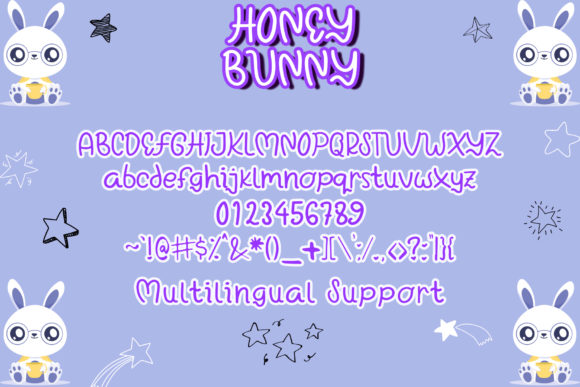 Honey Bunny Font Poster 6