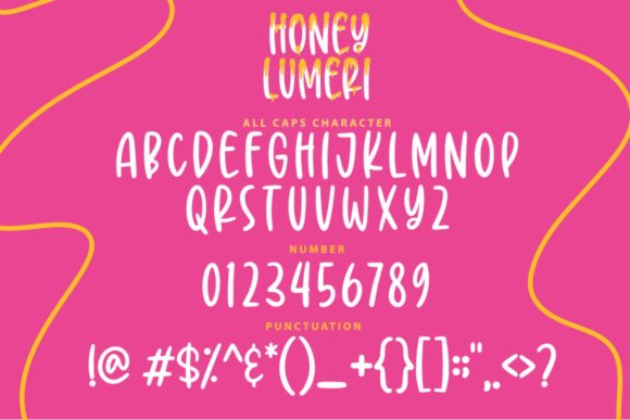 Honey Lumeri Font Poster 3