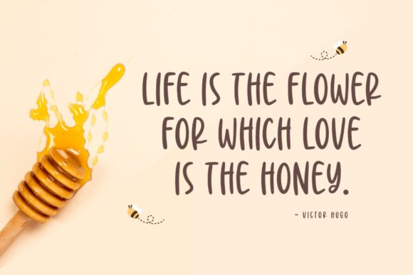 Honey Lumeri Font Poster 4