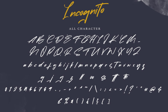 Incognito Font Poster 6