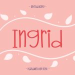 Ingrid Font Poster 1