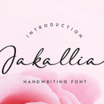 Jakallia Font Poster 1