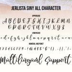 Jerlista Siny Font Poster 9