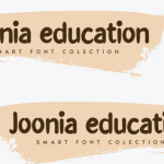 Joonia Education Font Poster 2
