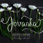 Jovanka Font Poster 1