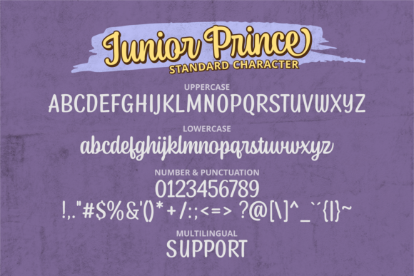 Junior Prince Font Poster 5