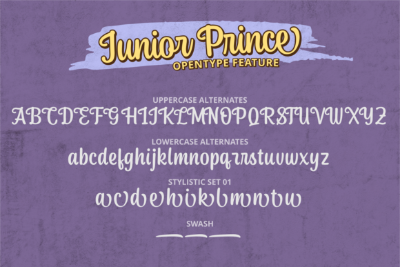 Junior Prince Font Poster 6