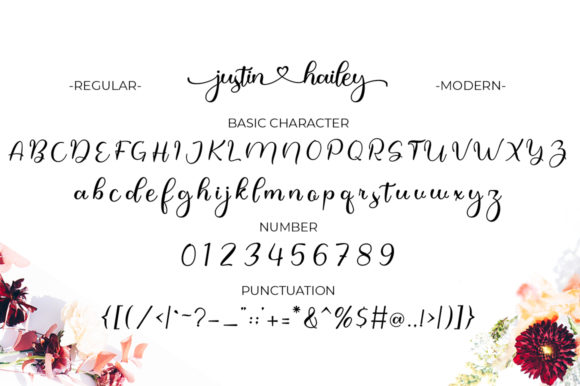 Justin Hailey Font Poster 5