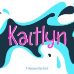 Kaitlyn Font Poster 1