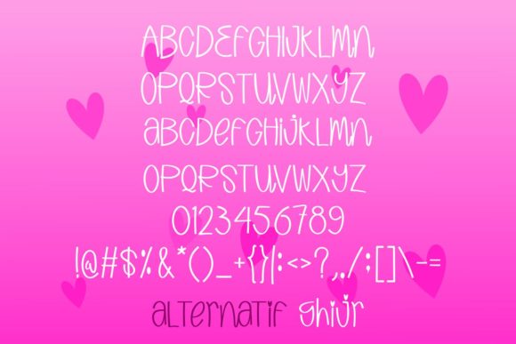 Katty Love Font Poster 3