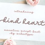 Kind Heart Font Poster 2