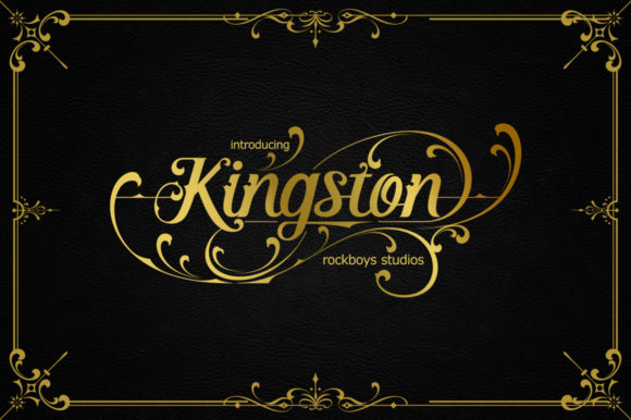 Kingston Font Poster 1