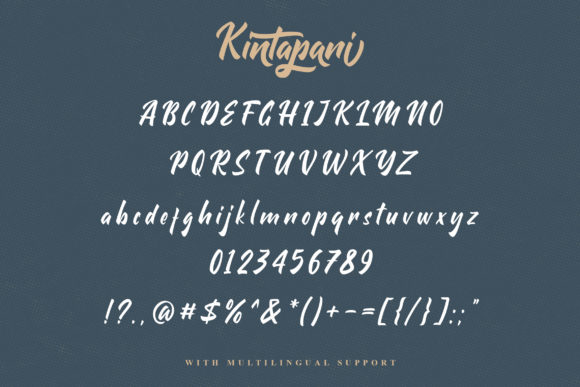 Kintapani Font Poster 3