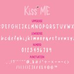 Kiss Me Font Poster 3