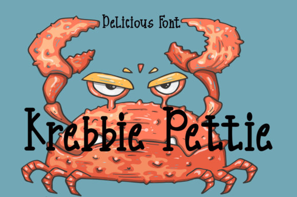 Krebbie Pettie Font Poster 1