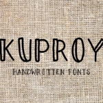 Kuproy Font Poster 1