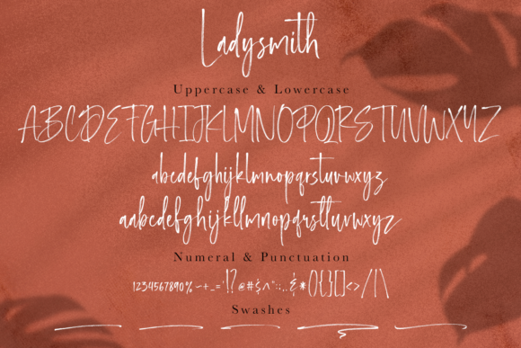 Ladysmith Font Poster 15