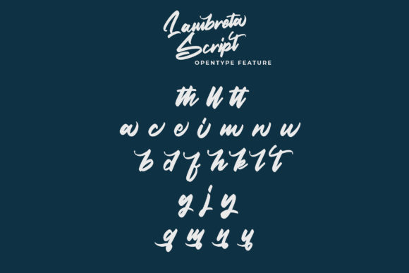 Lambreta Font Poster 8