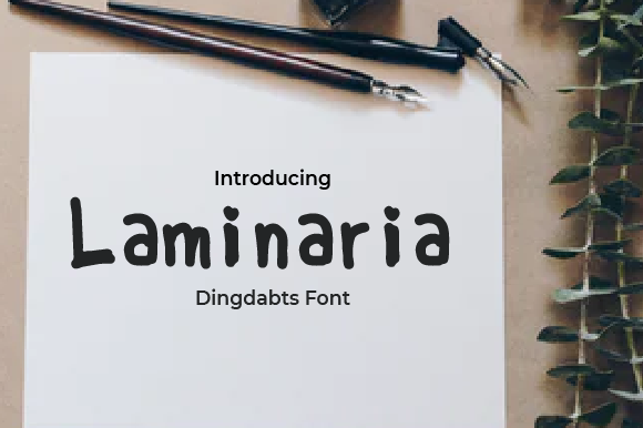 Laminaria Font Poster 3