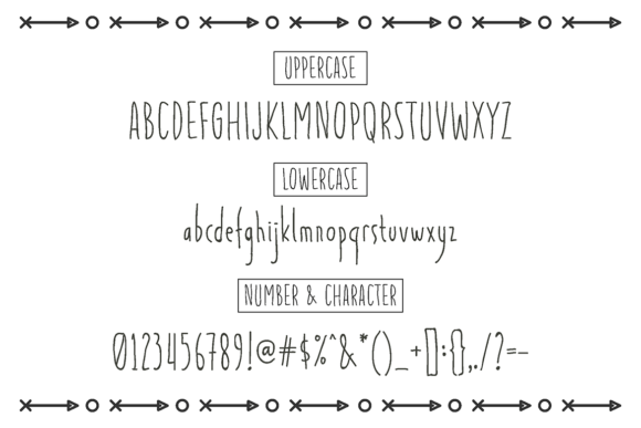Light and Airy Font Poster 4