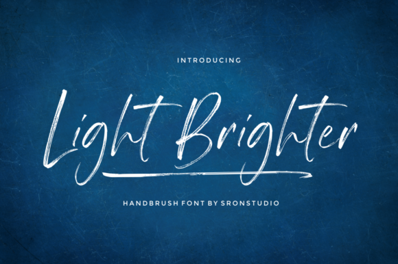 Light Brighter Font Poster 1