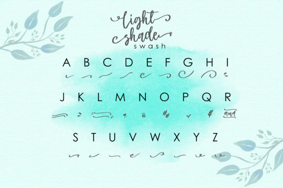 Light Shade Font Poster 8